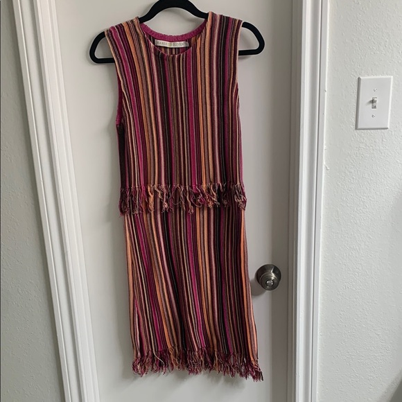 Marie Oliver Multicolor Striped Dress